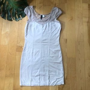 Light pink bodycon dress